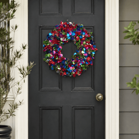 Three Kings Christmas Wreaths Three Kings X-Bling! Bauble Wreath – 45cm
