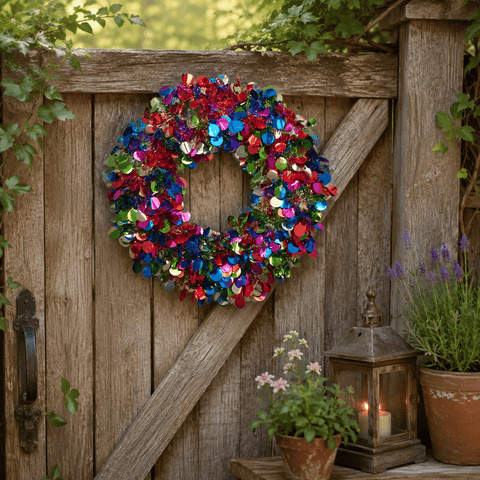 Three Kings Christmas Wreaths Three Kings X-Bling! Bauble Wreath – 45cm