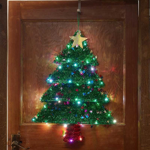 Three Kings Christmas Lit Decor Three Kings X-Bling! InLit Tinsel Christmas Tree Decoration
