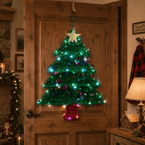 Three Kings Christmas Lit Decor Three Kings X-Bling! InLit Tinsel Christmas Tree Decoration