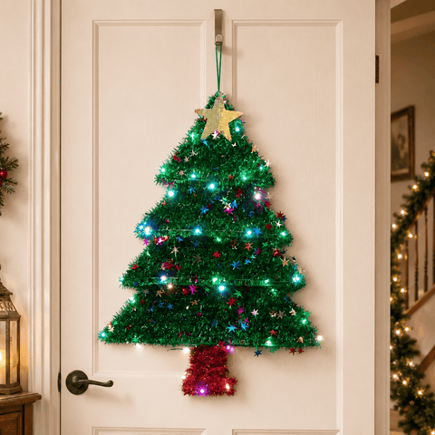 Three Kings Christmas Lit Decor Three Kings X-Bling! InLit Tinsel Christmas Tree Decoration