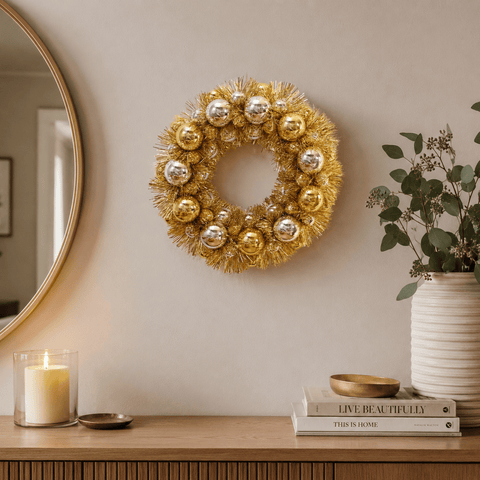Three Kings Wreaths & Garlands Three Kings X-Bling! Mixed Case Bauble Wreath Decoration