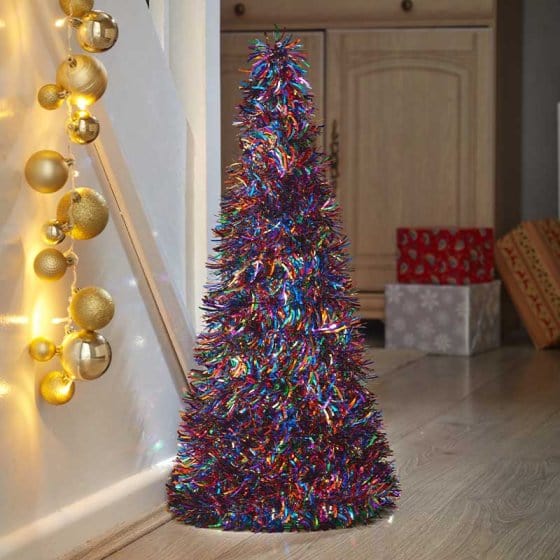 Three Kings Tinsel Trees Three Kings X-Bling! Tinsel Cone