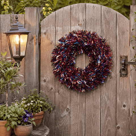 Three Kings Christmas Wreaths Three Kings X-Bling! Tinsel Wreath – 45cm