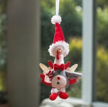 Three Kings Hanging Decor Three Kings Xmas Turkey Pendant