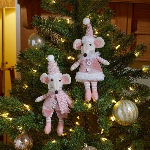 Three Kings Christmas Decor Three Kings Xmouse Pendant Pink