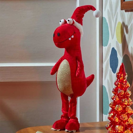 Three Kings Dinosaur Christmas Three Kings Zilla - Red