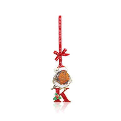Tipperary Hanging Decor Tipperary Crystal Robin Initial - K