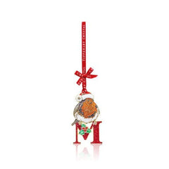 Tipperary Hanging Decor Tipperary Crystal Robin Initial - M