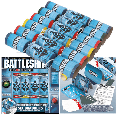 Tom Smith Christmas Crackers Tom Smith Battleship Christmas Crackers 6pc