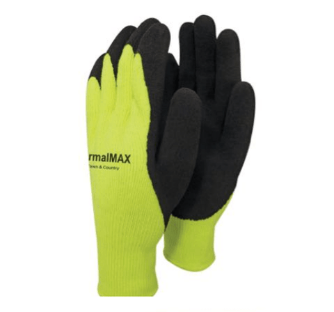 Town & Country Gloves Neon Thermal Latex Max Grip Medium