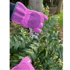 Town & Country Gardening Gloves Town & Country Leather Flexi Rigger Pink Small