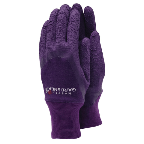 Town & Country Gardening Gloves Town & Country Master Gardener Purple Gloves Medium