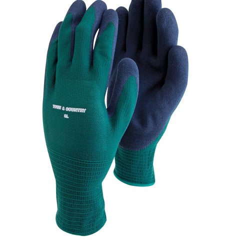 Town & Country Gardening Gloves Town & Country Mastergrip Green Gloves Small