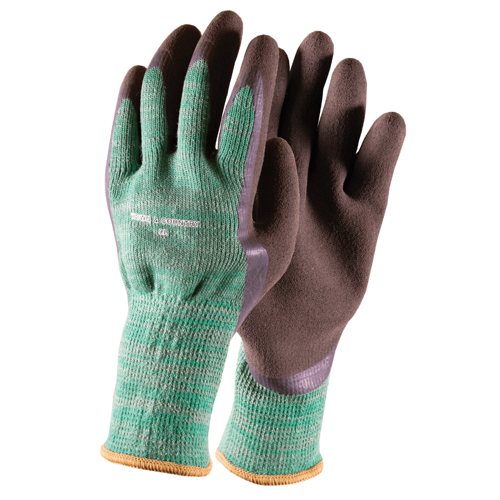 Town & Country Gardening Gloves Town & Country Mastergrip Pro Green Gloves Extra Large