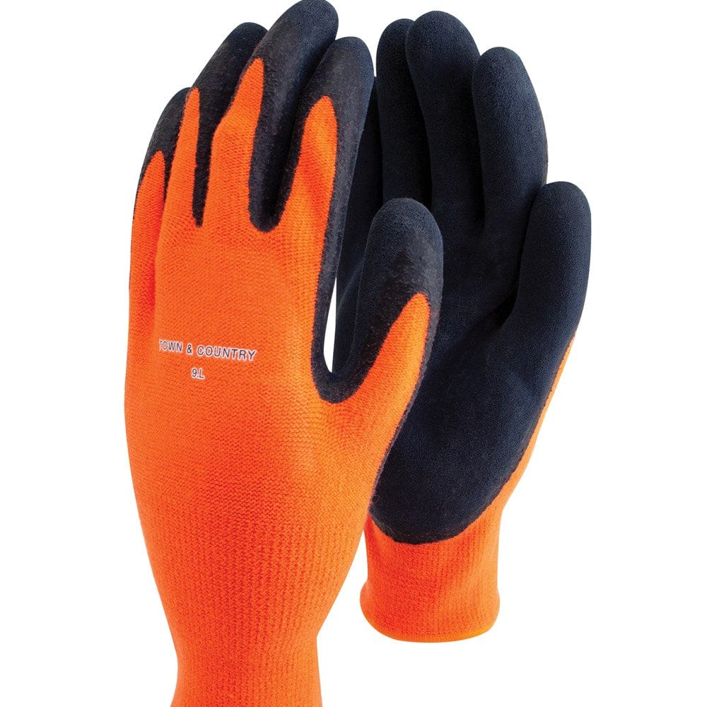 Town & Country Gardening Gloves Town & Country Mastergrip Therm Orange Glove Large