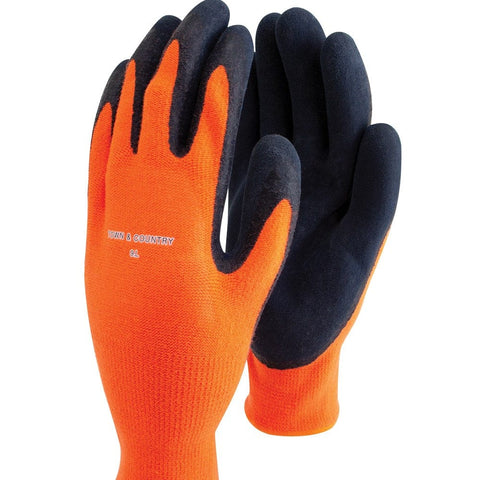 Town & Country Gardening Gloves Town & Country Mastergrip Therm Orange Glove Large