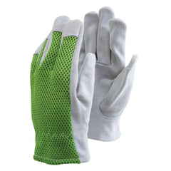 Town & Country Gardening Gloves Town & Country Rigger Lite Leather Green Medium