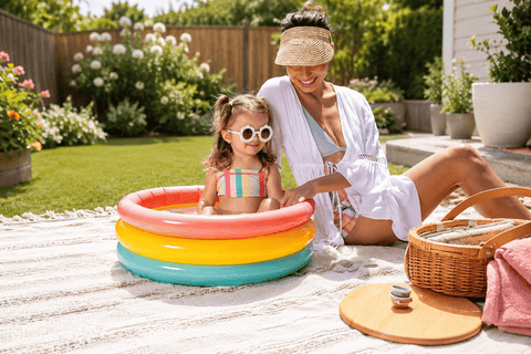Koopman International Children's Pool Trowell Garden Living Baby Pool Sunset Glow 24"