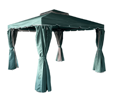 Trowell Garden Living Garden Gazebos Trowell Garden Living Barbados Green Gazebo 3m x 4m