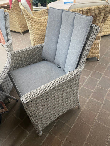 Trowell Garden Living Bermuda 4 Seat Dining Set with Parasol