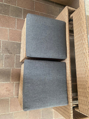 Trowell Garden Living Garden Furniture Set Trowell Garden Living Casual Corner Dining Set with Adjustable Table and Two Stools