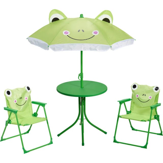 Koopman International Garden Furniture Children's Trowell Garden Living Children's Bistro Garden Set Frog Design