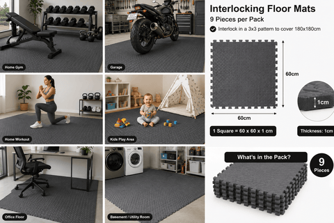 Trowell Garden Living Interlocking Floor Mats