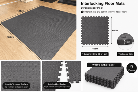 Trowell Garden Living Interlocking Floor Mats