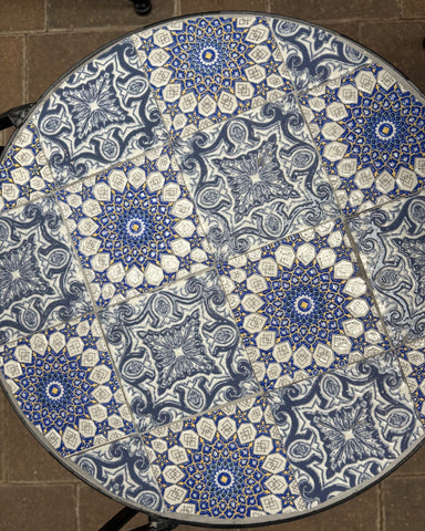 Shatchi Garden Furniture Set Trowell Garden Living Mosaic Bistro Set - Porto