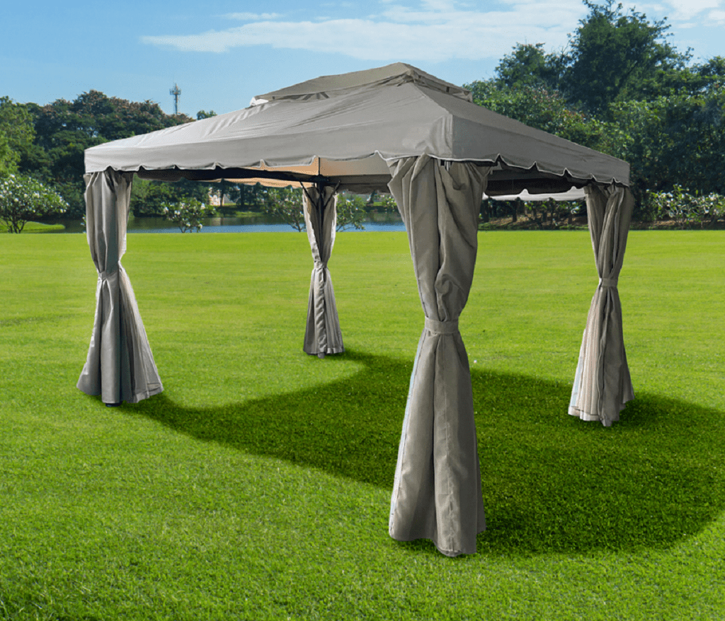 Trowell Garden Living Nassau Beige Gazebo 3m x 3m Trowell Garden Centre