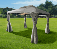 Trowell Garden Living Garden Gazebos Trowell Garden Living Nassau Beige Gazebo 3m x 3m