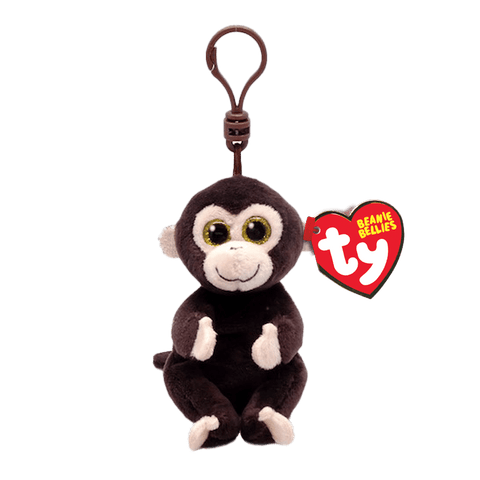 TY Plush Toys TY Clip Beanie Belly Mateo Monkey
