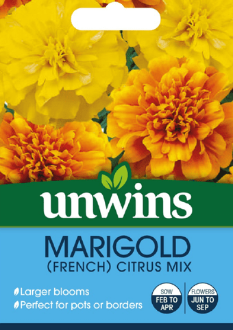 Unwins Seeds Unwins French Marigold Citrus Seed Mix