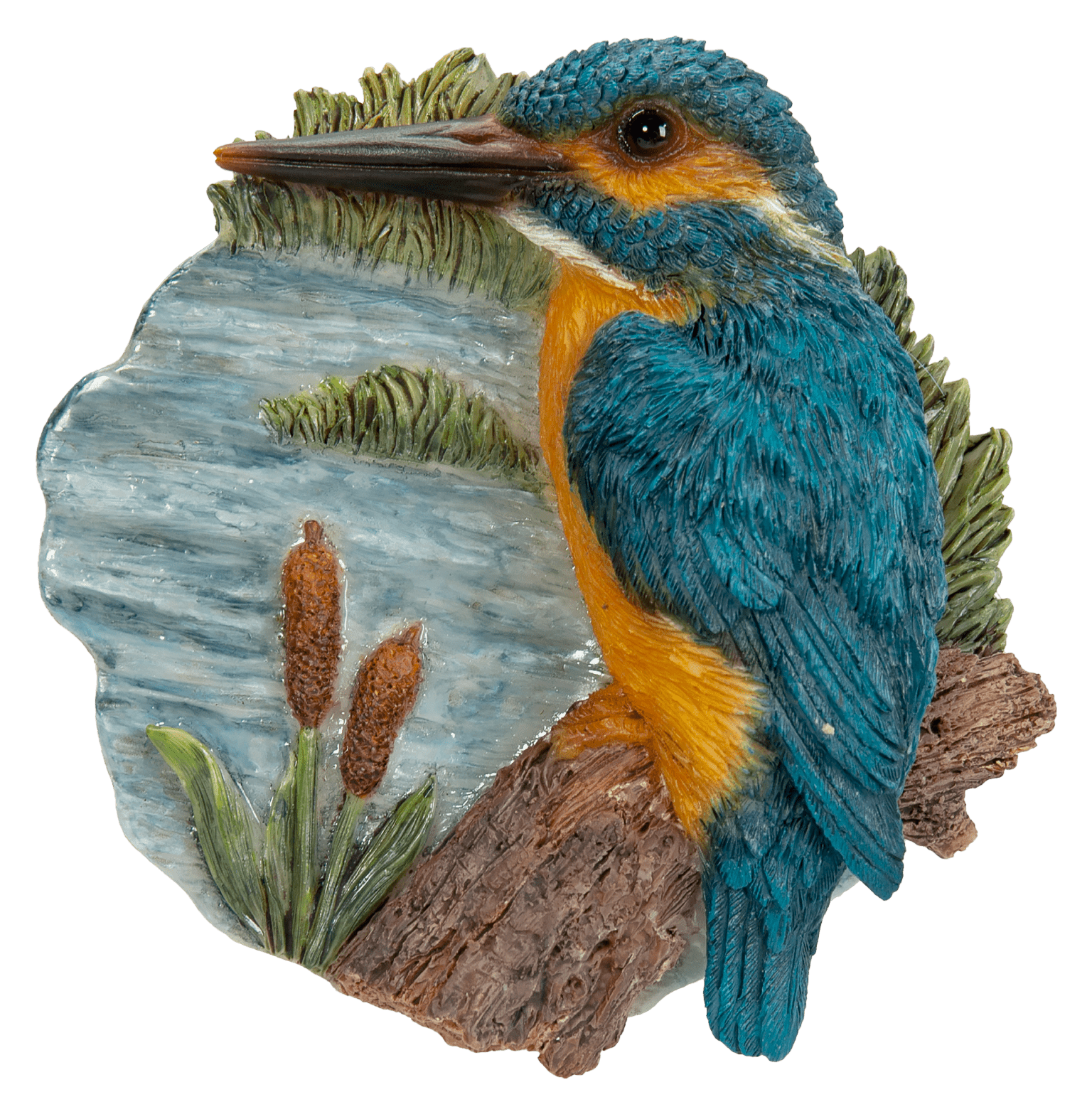 Vivid Arts Ornaments Decor Vivid Arts Kingfisher On Stump Magnet