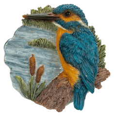 Vivid Arts Ornaments Decor Vivid Arts Kingfisher On Stump Magnet
