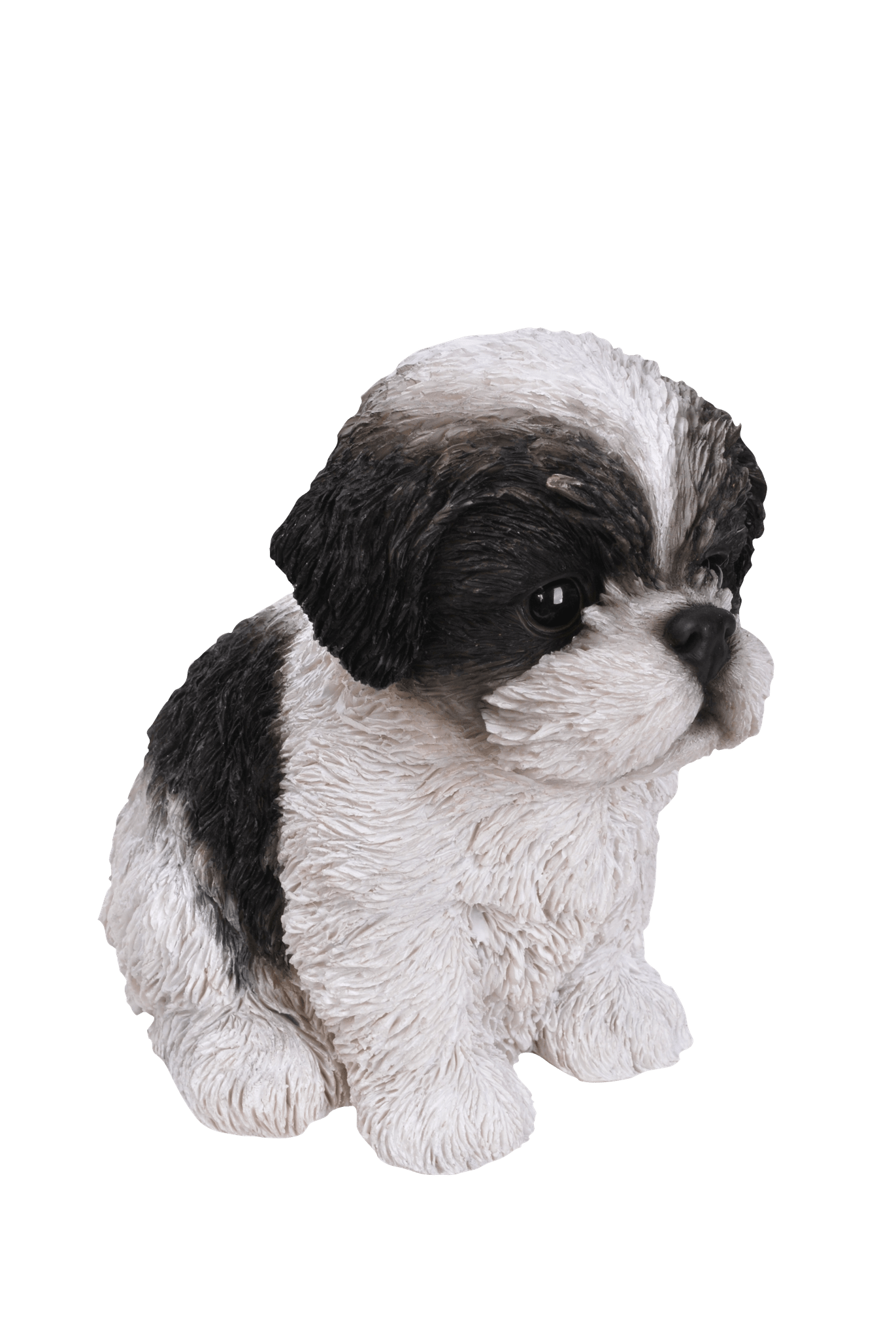 Vivid Arts Indoor & Outdoor Ornaments Vivid Arts Pet Pal Black and White Shih-Tzu Puppy