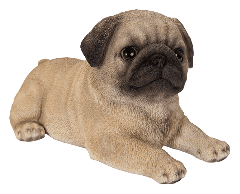 Vivid Arts Indoor & Outdoor Ornaments Vivid Arts Pet Pal Laying Pug Puppy