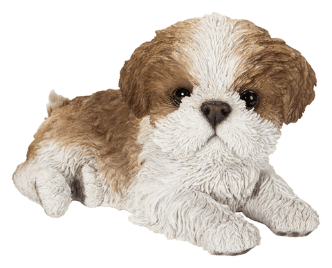 Vivid Arts Indoor & Outdoor Ornaments Vivid Arts Pet Pal Laying Shih-Tzu Puppy