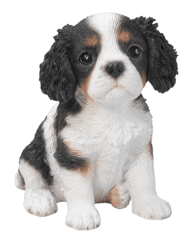 Vivid Arts Indoor & Outdoor Ornaments Vivid Arts Pet Pal Tri Colour King Charles Puppy (not on Xpos)