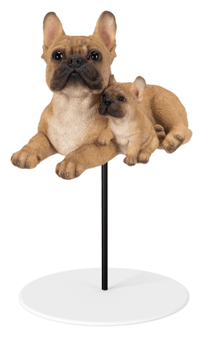 Vivid Arts Indoor & Outdoor Ornaments Vivid Arts Plant Pal French Bulldog and Puppy
