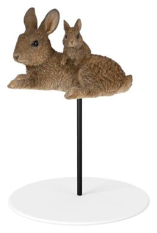 Vivid Arts Indoor & Outdoor Ornaments Vivid Arts Plant Pal Mother and Baby Rabbit