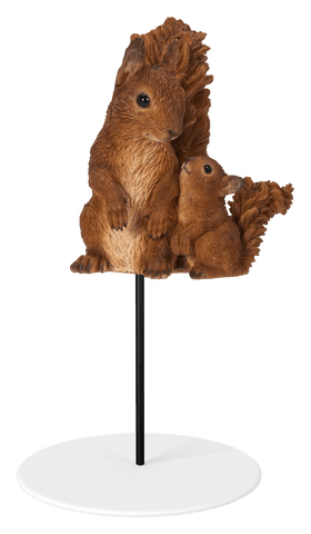 Vivid Arts Indoor & Outdoor Ornaments Vivid Arts Plant Pal Red Squirrel Mother and Baby