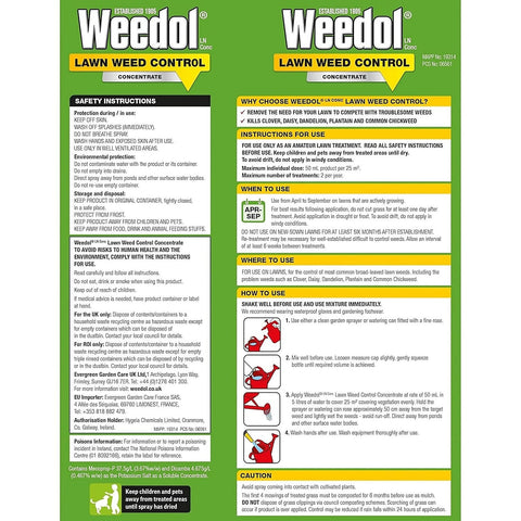 Weedol Lawn Weed Control Weedol Lawn Weed Control Concentrate 1L