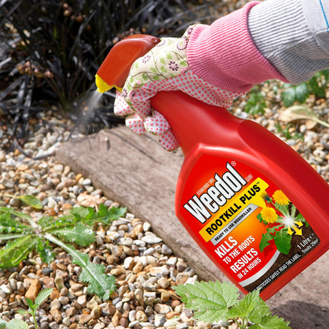 Weedol Weed Control Weedol Rootkill Plus Weed Killer 1L Ready to Use