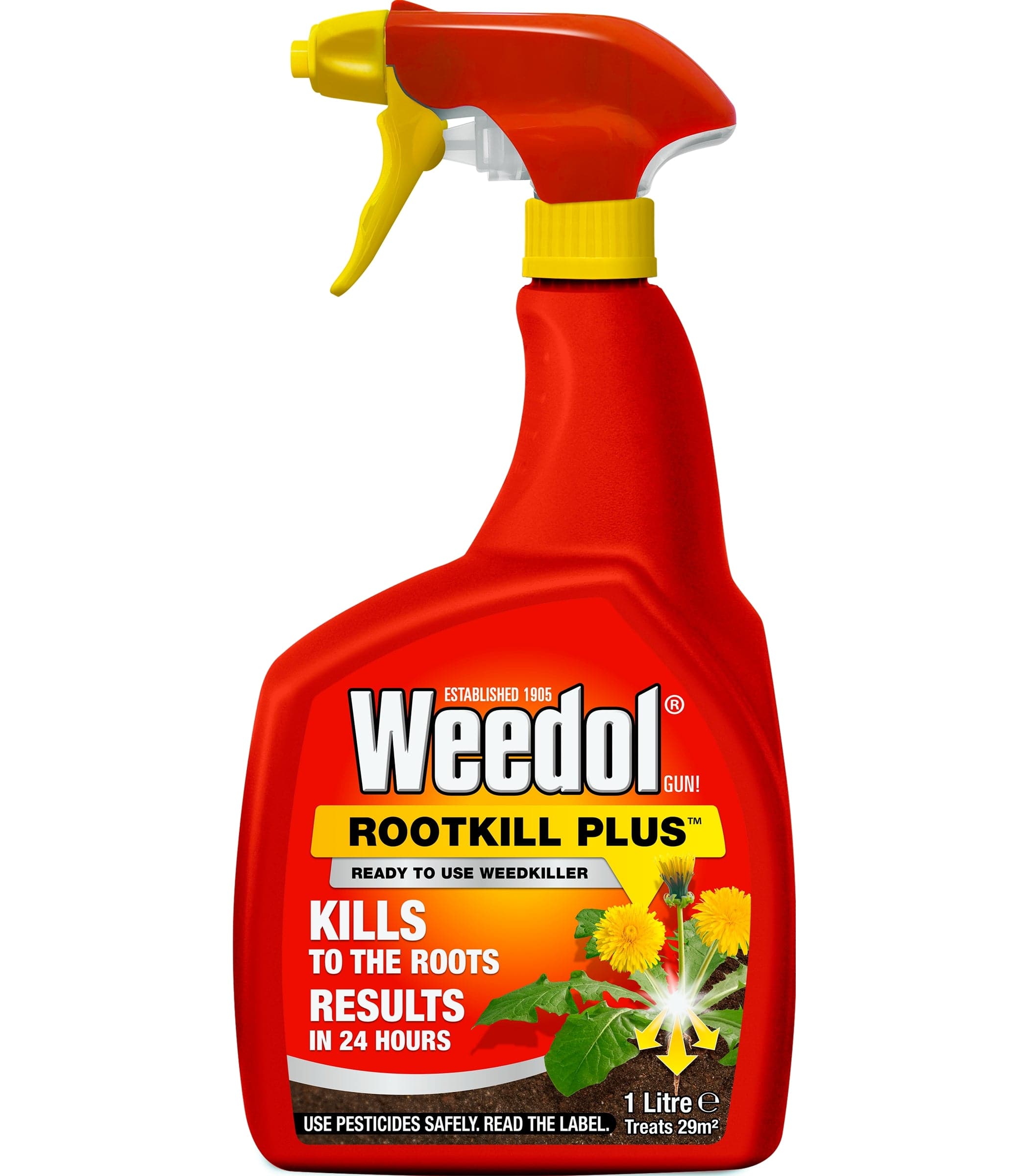 Weedol Weed Control Weedol Rootkill Plus Weed Killer 1L Ready to Use