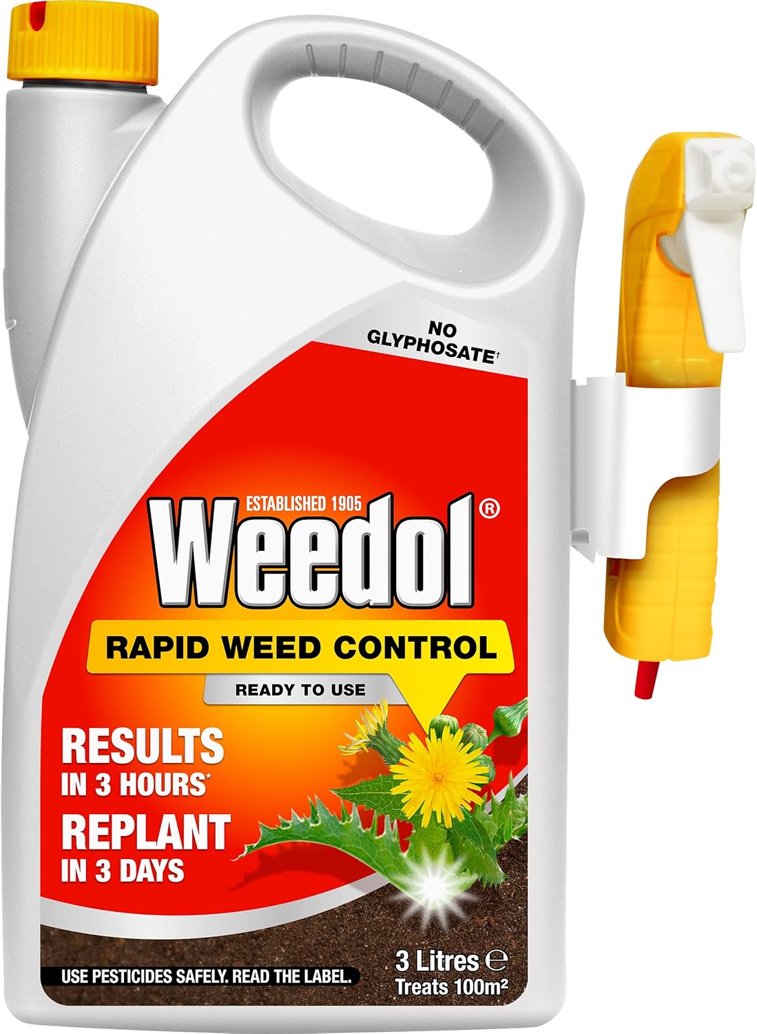 Weedol Total Weed Control Weedol RTU Rapid Weed Killer 3L