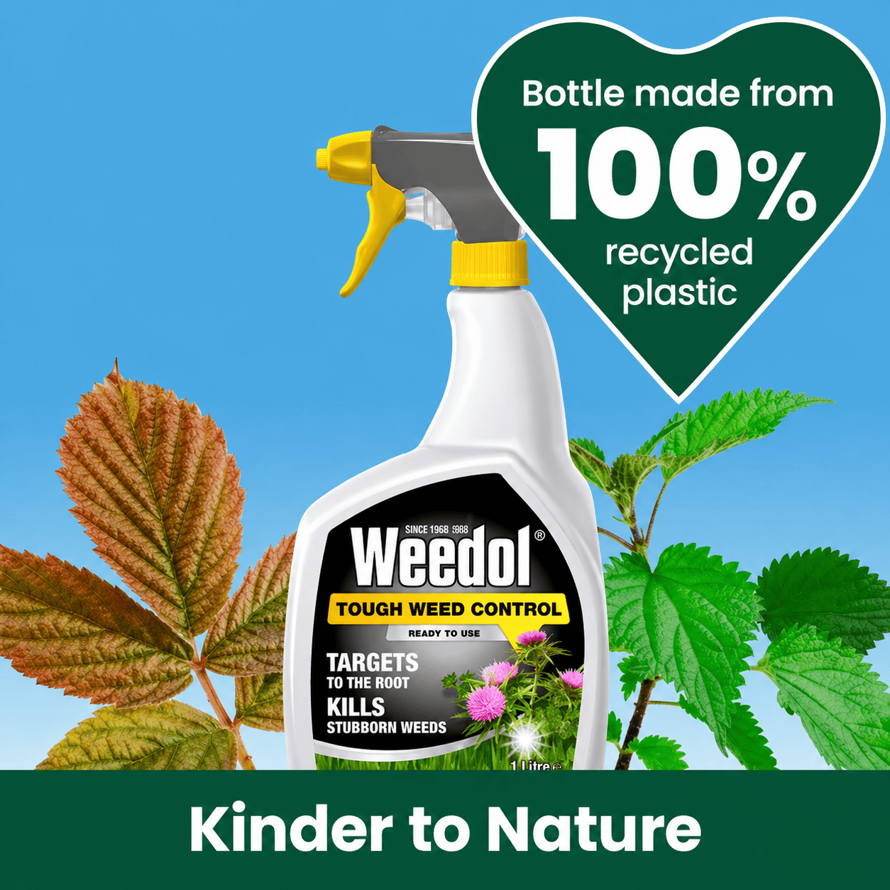 Weedol Weed Control Weedol Tough Weedkiller RTU 1L