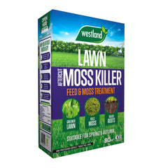 Westland Horticulture Lawn Moss Remover Westland Aftercut Moss Killer 80m² Box