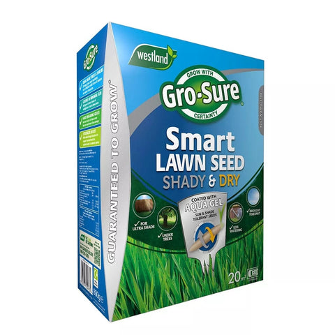 Westland Horticulture Lawn Seed Westland Gro-Sure Smart Lawn Seed Tough Shady & Dry 20m2
